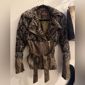Vintage Roberto Cavalli Jacket Size XL Fits Like Medium